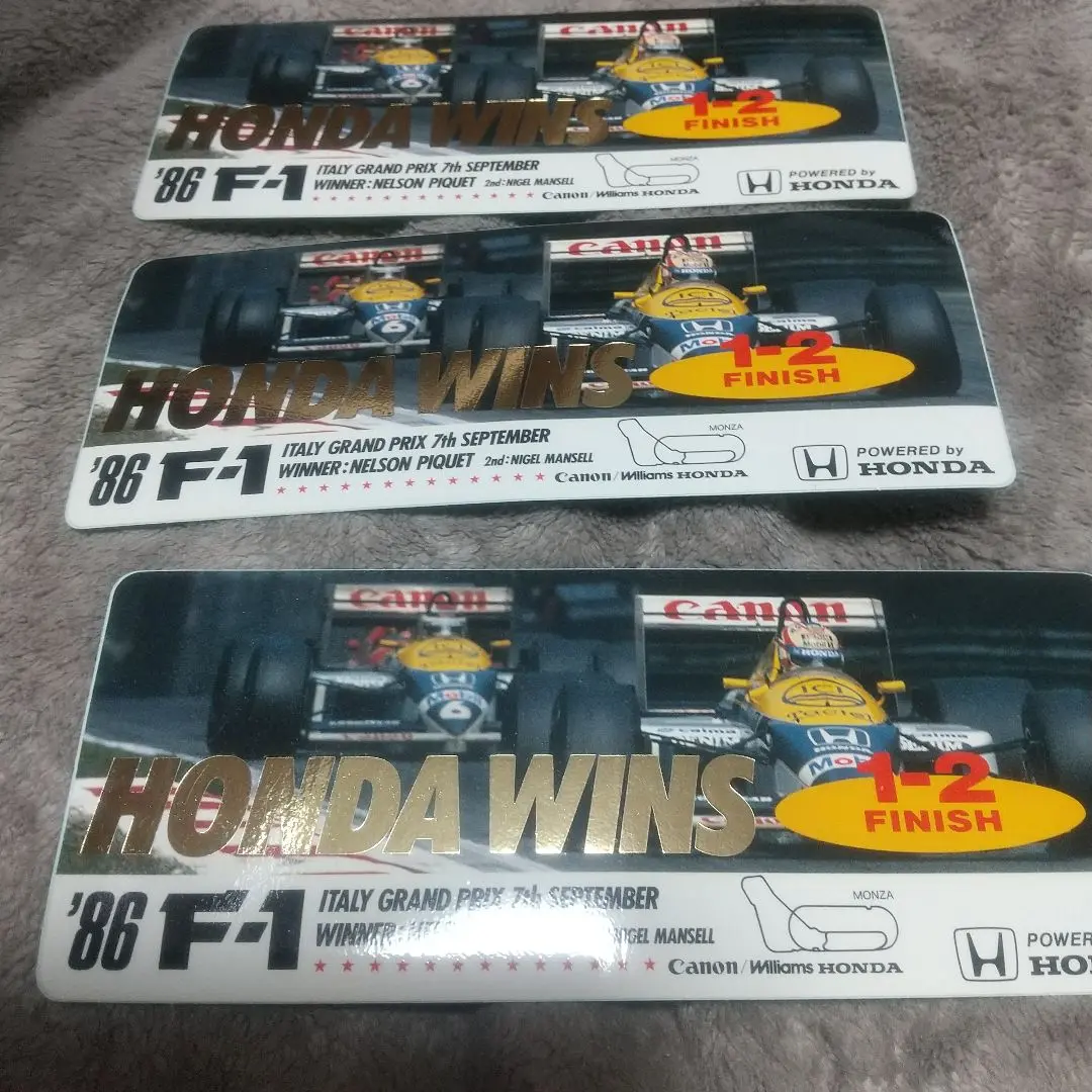 HONDA F-1 プレミアム ステッカー 祝! 創刊1600号】F1 HONDA 頂点と原点 ホンダF1参戦60周年