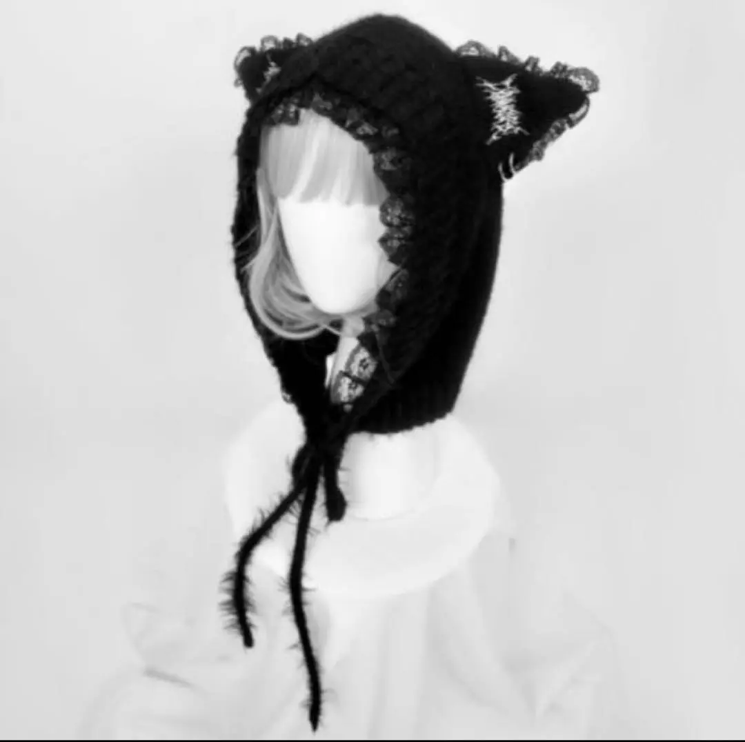 dimmoire ディムモアール ベレー帽 黒 帽子 ロゴ 地雷 ◇ - 𝐃𝐢𝐦𝐌𝐨𝐢𝐫𝐞 𝟐𝟎𝟐𝟑 𝐒𝐩𝐫𝐢𝐧𝐠 - ◇ 【 闘心