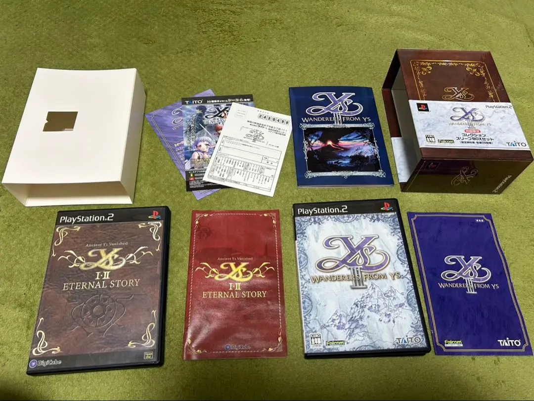 PlayStation2 - イースⅠ・Ⅱ イースⅢ コレクション　スリープ　BOXセット　初回限定 PlayStation2 - イースⅠ・Ⅱ イースⅢ コレクション スリープ