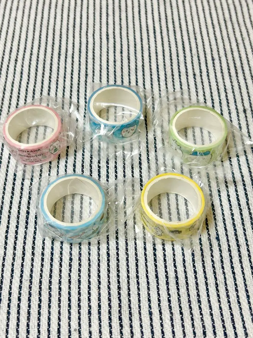 Thumbnail of Chiikawa Kura Sushi Masking Tape 5-piece Complete Set