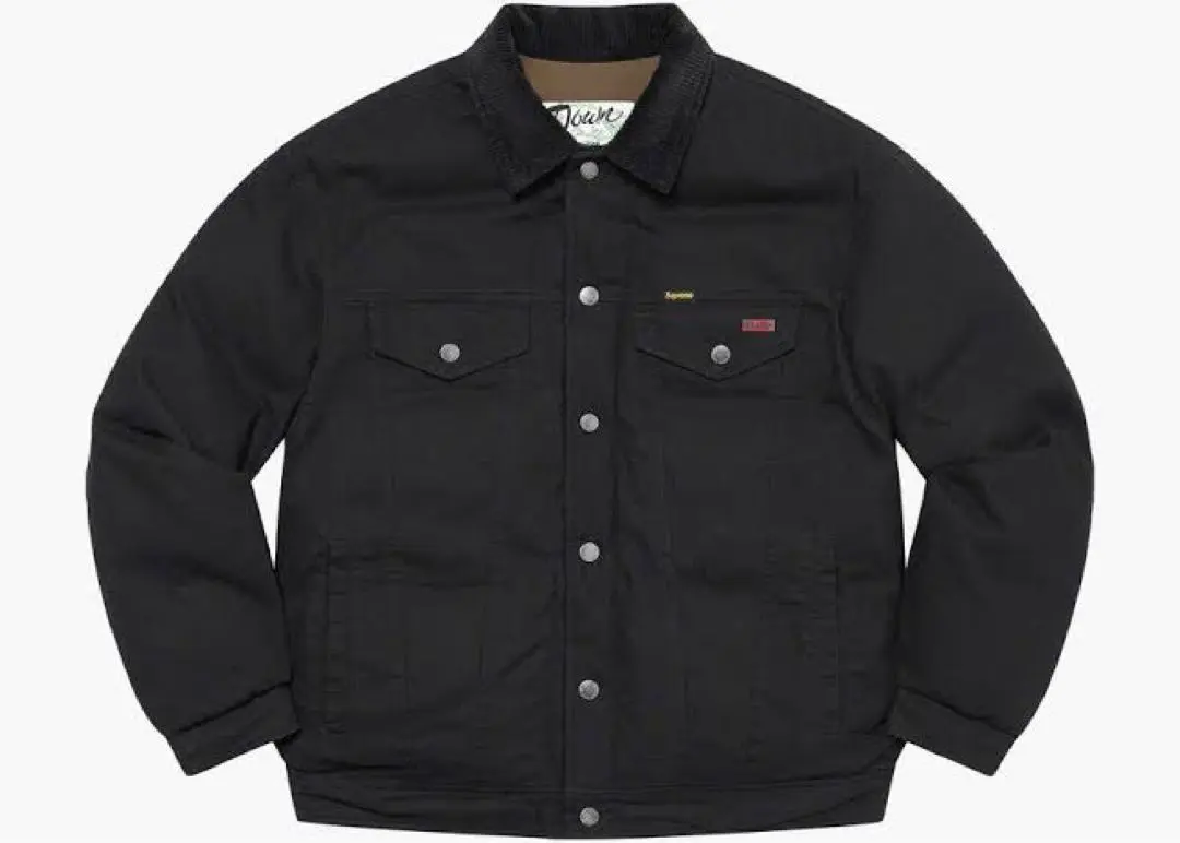 supreme Schott Canvas ダウンジャケット【Lサイズ】 Supreme / Schott Canvas Down Trucker Jacket 22fw sale