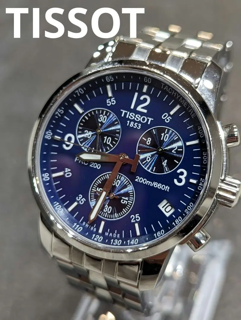 最終値下げ！Tissot ティソ PRC200 クロノグラフ クォーツ 腕時計 楽天市場】TISSOT ティソ PRC 200 クロノグラフ クォーツ