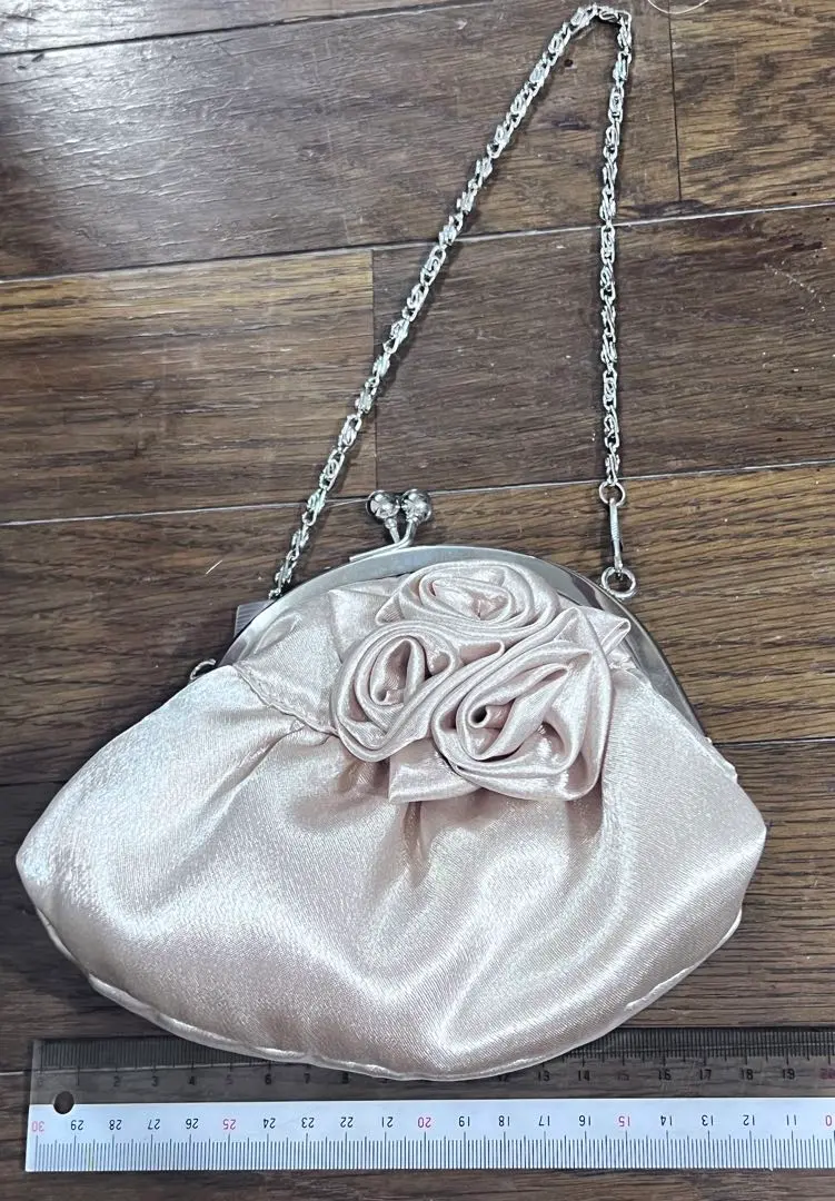 【未使用品】 Yumi Katsura ハンドバッグ パーティーバッグ 花 ローズユミローズ バイ ユミカツラ パーティーバッグ K07935 BK