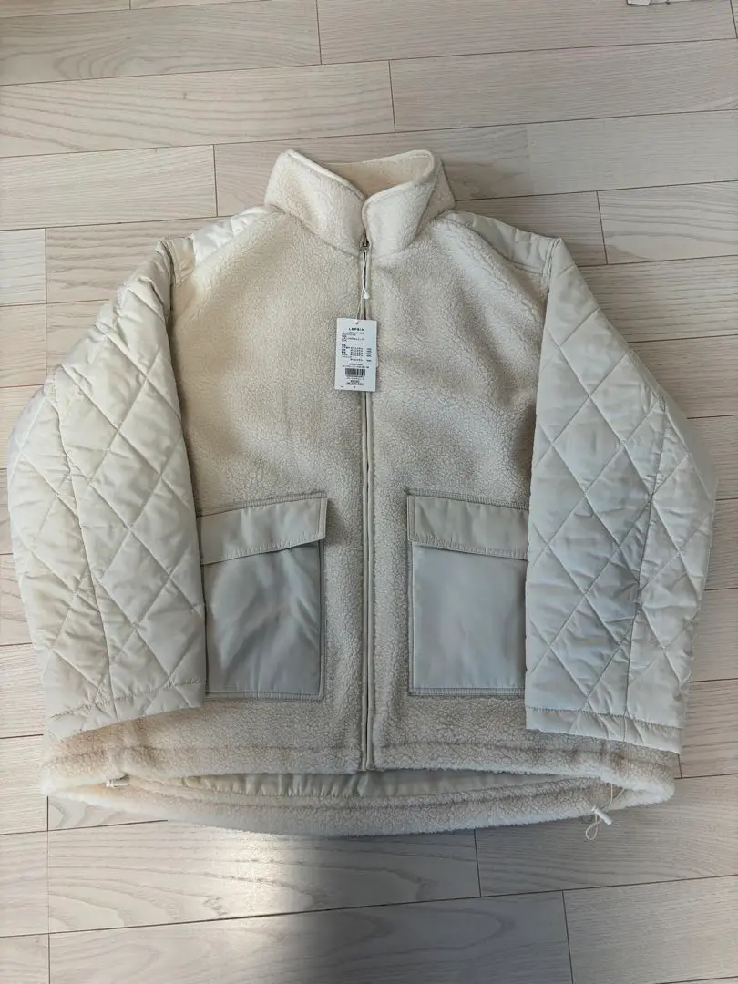 【新品】LEPSIMスタンドボアキルトジャケット アイボリー LEPSIM｜スタンドボアキルトジャケット | Rakuten Fashion(楽天