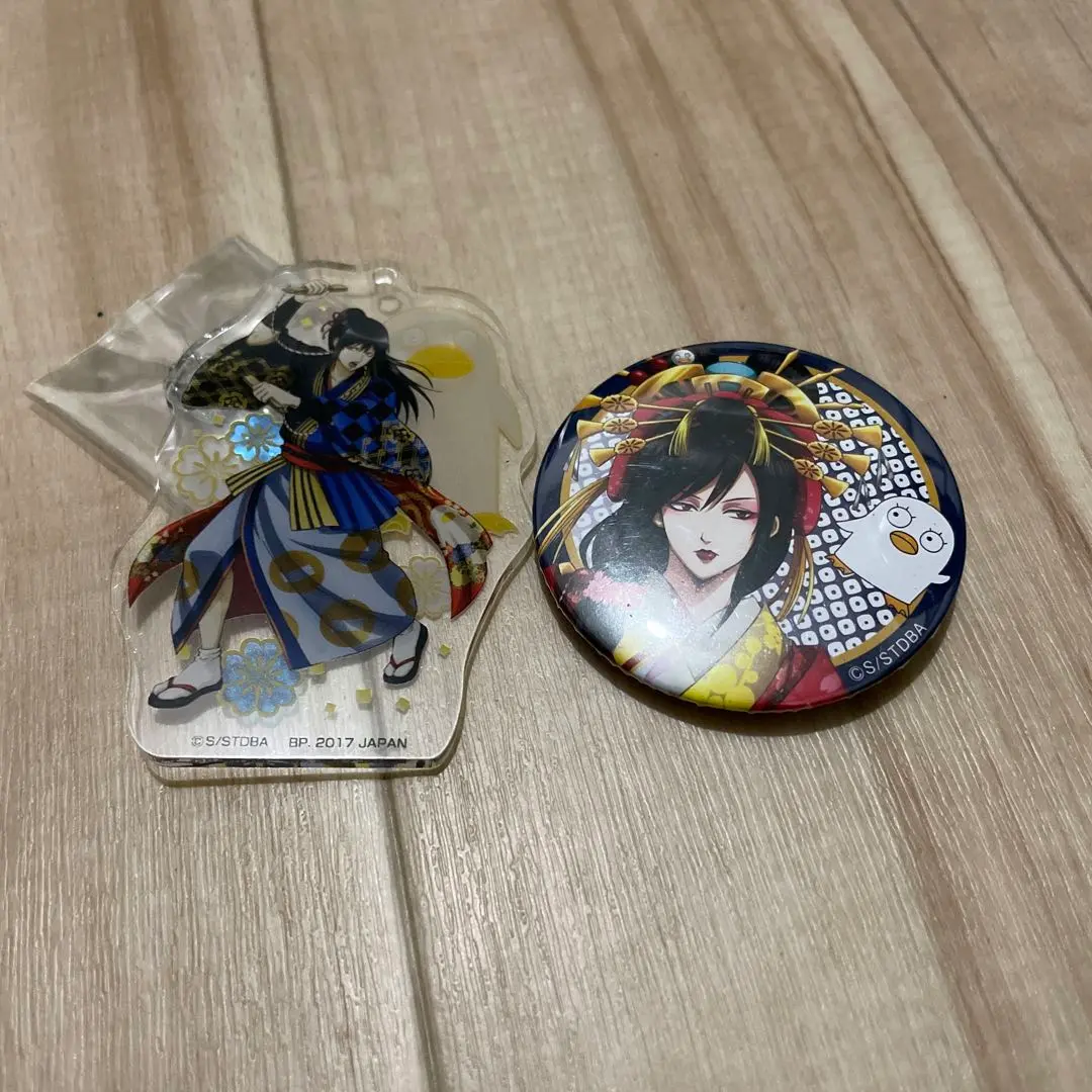 銀魂 J-WORLD 缶バッジ 桂小太郎 ヅラ子 銀魂 桂小太郎 ヅラ子 女装 缶バッジ バッチ - メルカリ