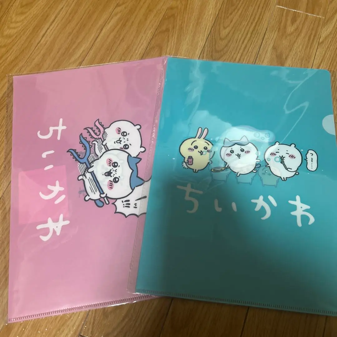 Thumbnail of New, unopened Chiikawa clear file folder set of 2