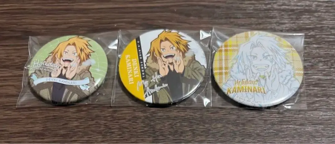 ヒロアカ　上鳴電気　缶バッジ　休日 ヒロアカ 上鳴電気 缶バッジ 休日 - メルカリ