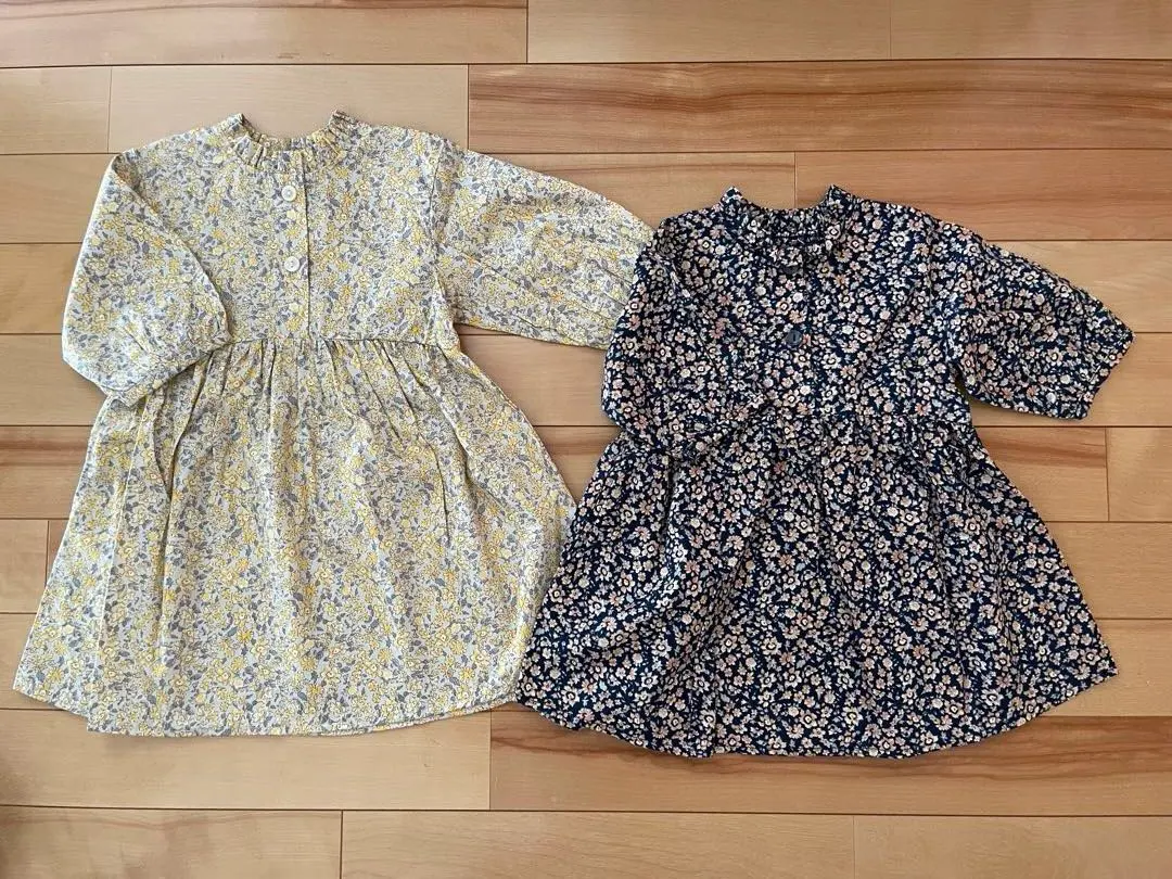 Thumbnail of petit main Baby Clothes Children's Dress Skirt Pair Coordination Matching Sisters