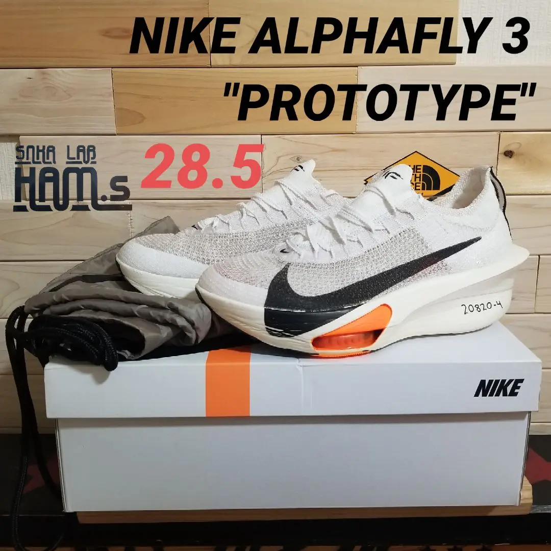 FD8356-100 Nike AlphaFly NEXT% 3 Prototype White Black