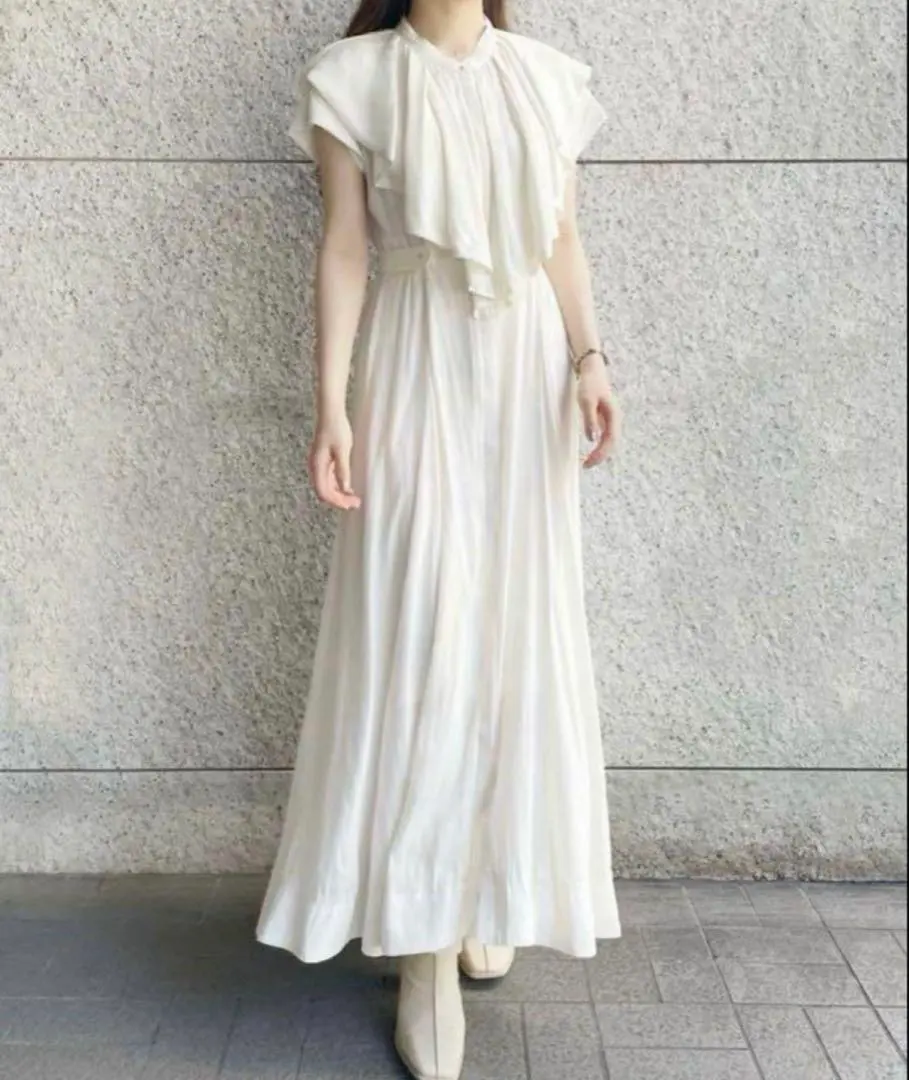 Thumbnail of COCO DEAL Frill Collar Dress