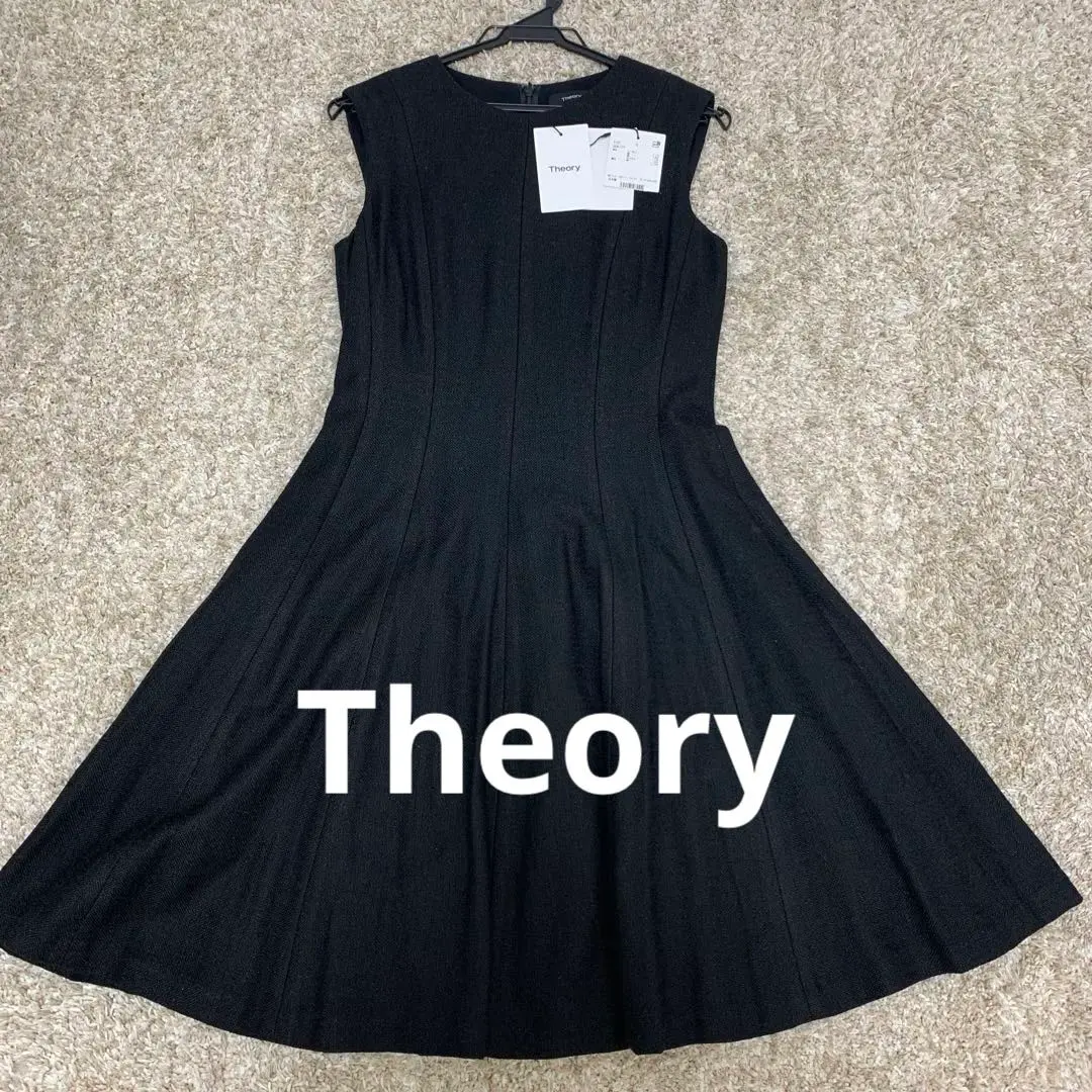Thumbnail of New with tags: Theory Flare Dress, Black