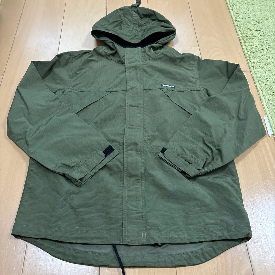 Thumbnail of Olive green nylon jacket, size 150
