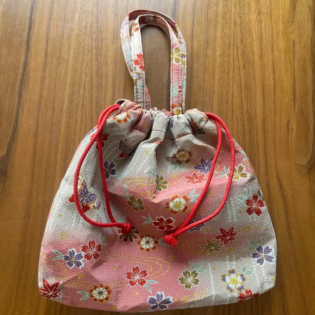 Thumbnail of Japanese Pattern Drawstring Bag