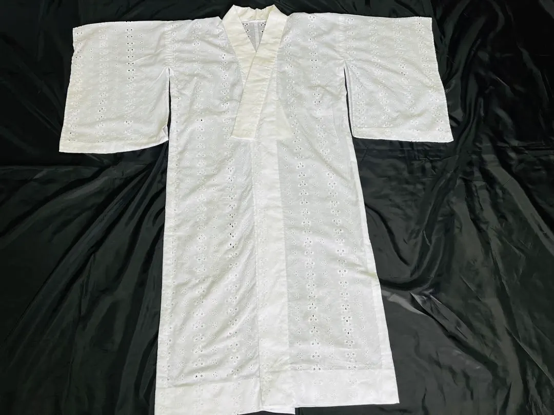 Thumbnail of Popular cotton lace undergarment for kimono, single layer, for petite women, cool, 7/17