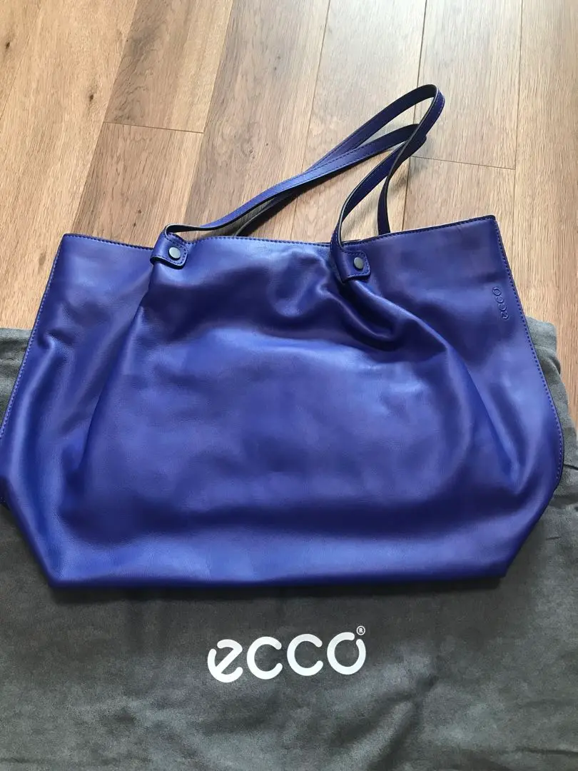 ecco 皮トートバック、新品未使用品 - メルカリ
