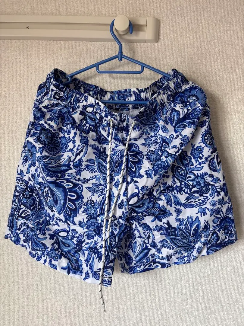 Thumbnail of Blue and white swim shorts