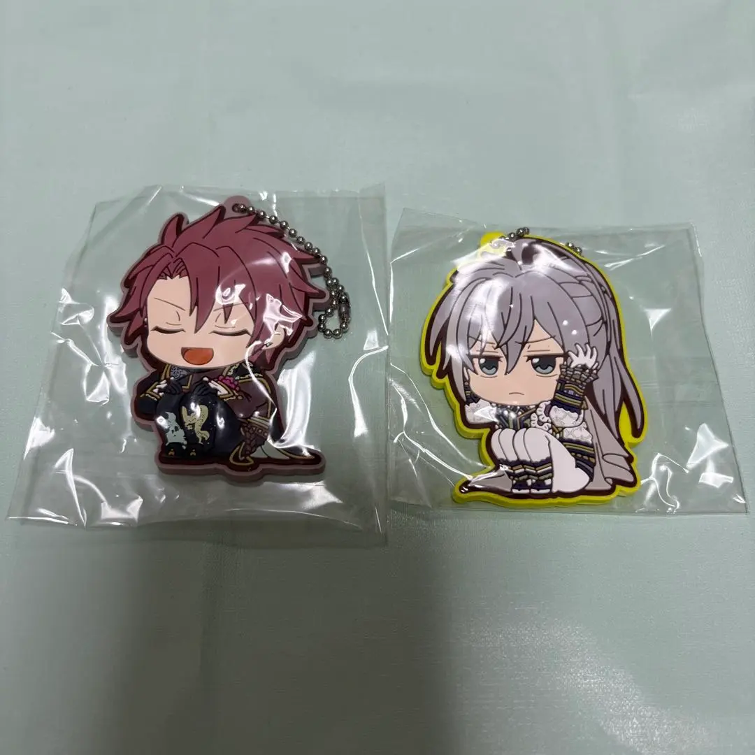 Thumbnail of IDOLiSH7 Rubber Keyholder Black or White Torao & Yuki