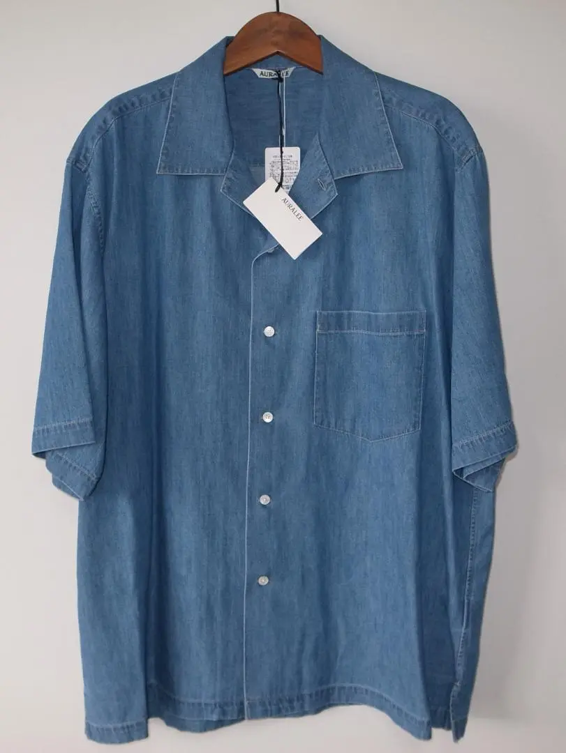 AURALEE 半袖 デニムシャツ size5 DENIM SHIRT m26743147242_1.jpg?1751026185