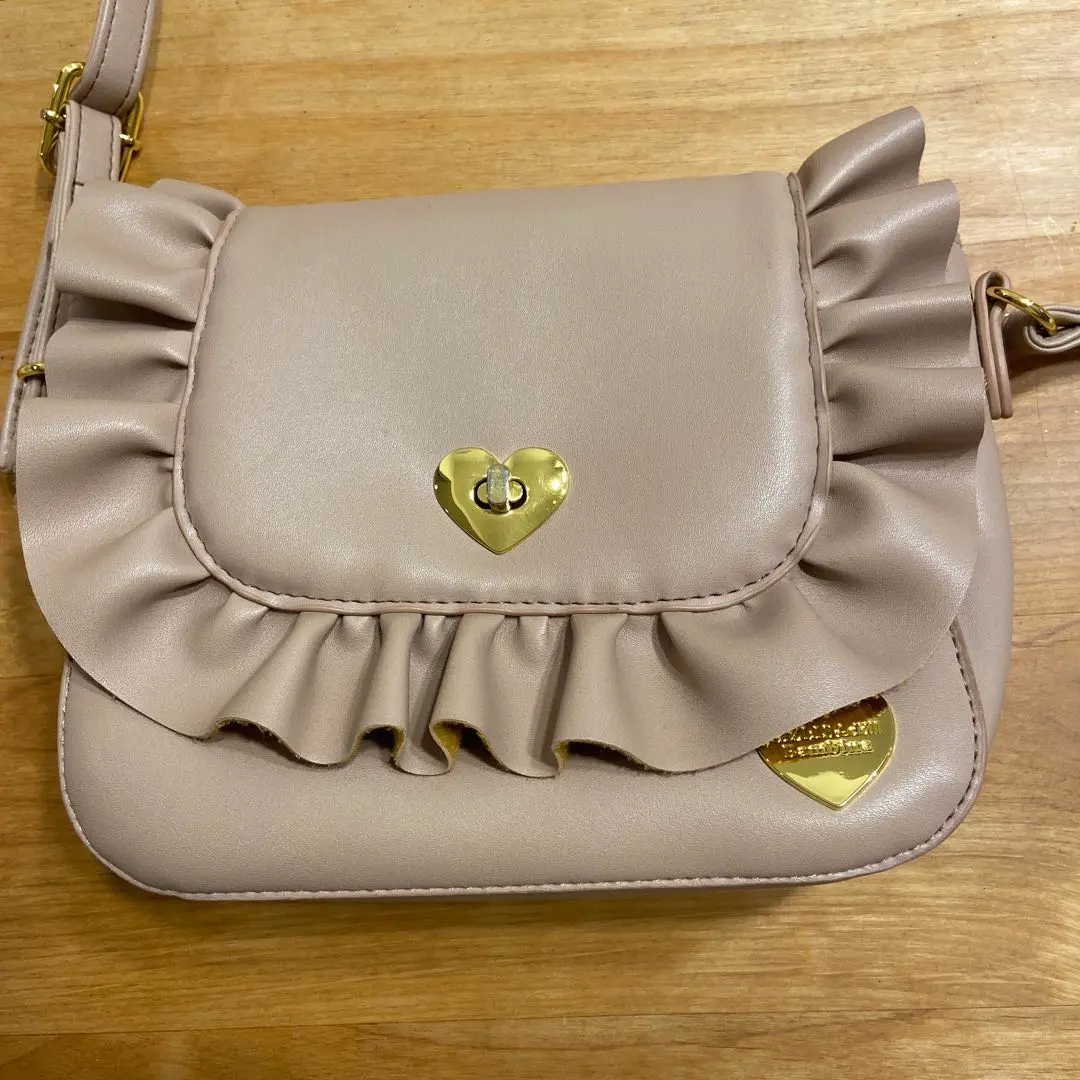 Thumbnail of LIZLISAdoll Bambina Beige Shoulder Bag with Frills