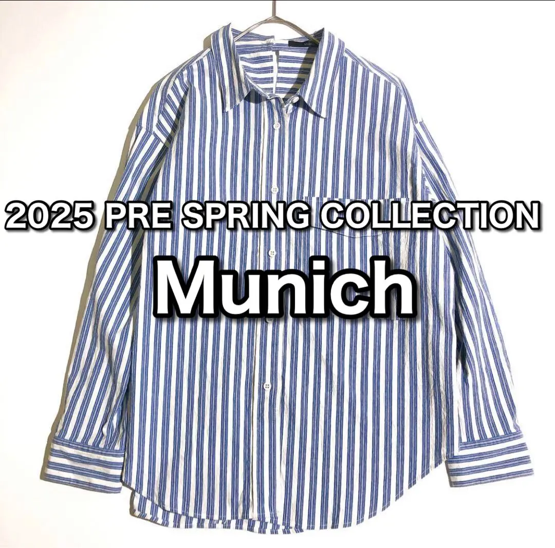 Thumbnail of [25ss] Munich Stretch Stripe Back Slit Shirt