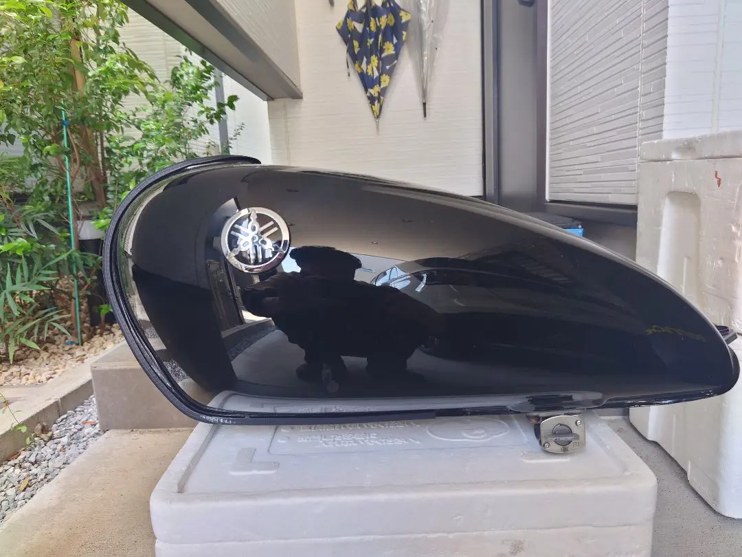 SR400 純正タンク　FI インジェクション Yahoo!オークション - ヤマハ SR400 FI 純正 ガソリンタンク
