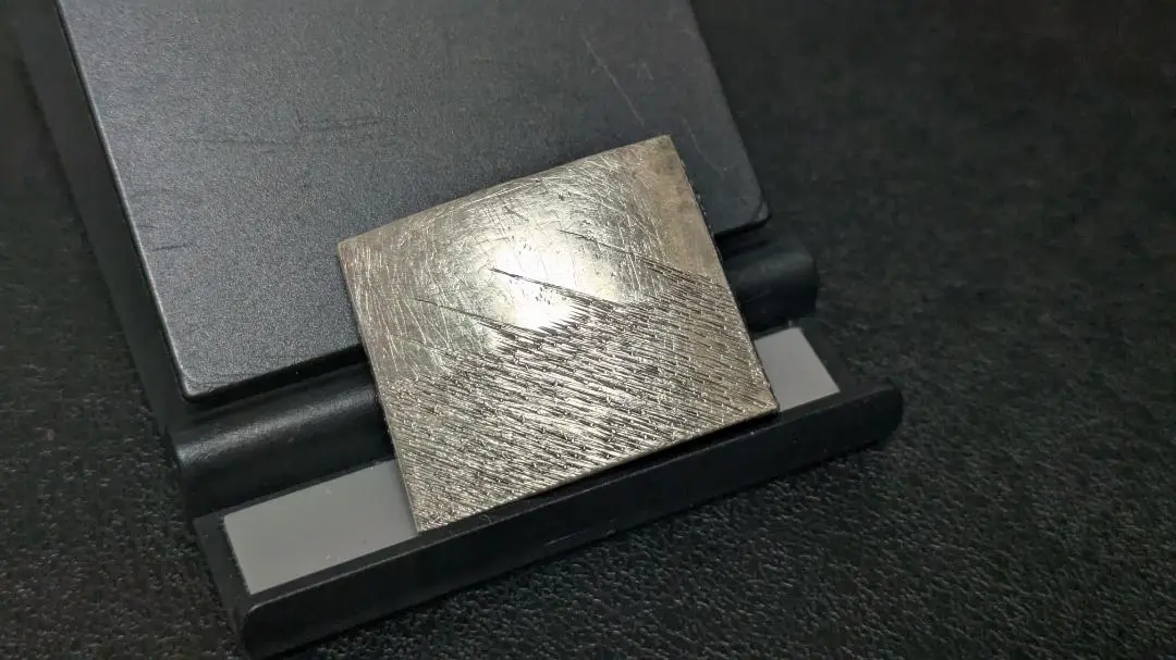 銀無垢檜垣紋彫ハバキ