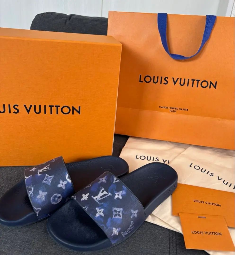 ルイヴィトン　ウォーターフロント・ライン ミュール 新品未使用25cmモノグラム LOUIS VUITTON - ルイヴィトン ウォーターフロントライン