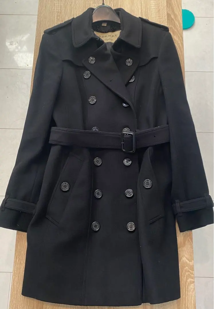 Thumbnail of Burberry Coat, Excellent Condition, Cashmere Trench Coat, Black