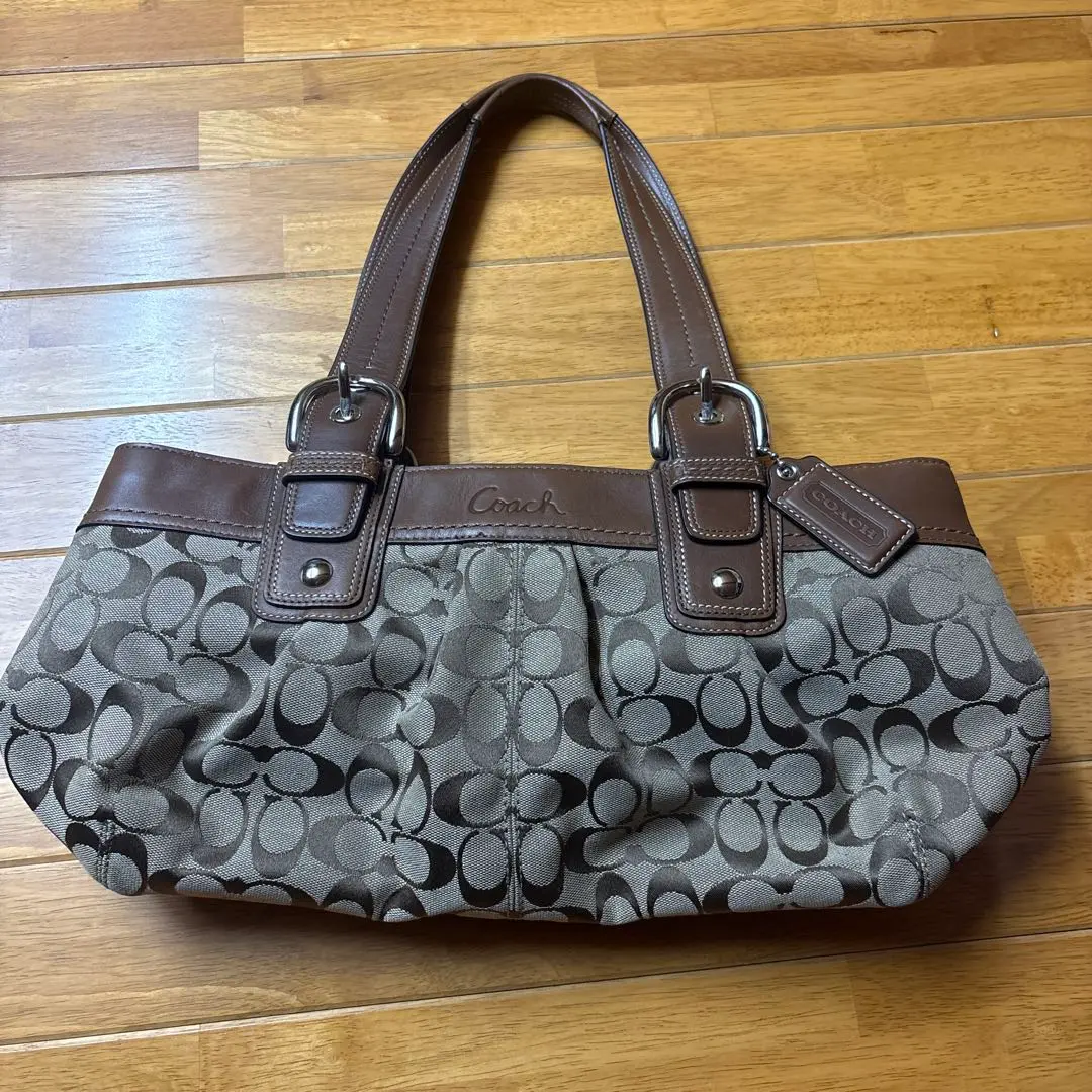 Coach 黒 ☆トートバッグ☆F13742 楽天市場】【中古】コーチ COACH トートバック シグネチャー
