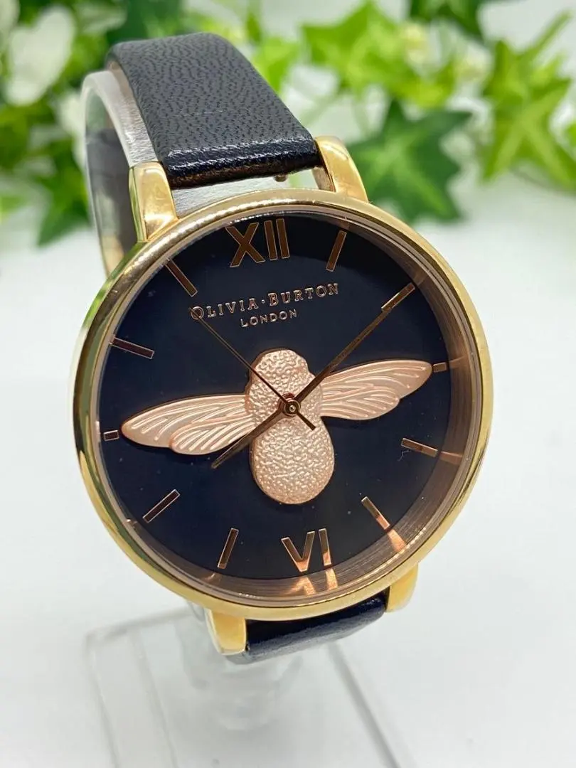 OLIVIA BURTON 蜂と虹デザイン 腕時計　電池新品　ピンクゴールド OLIVIA BURTON 蜂と虹デザイン 腕時計電池新品ピンクゴールド