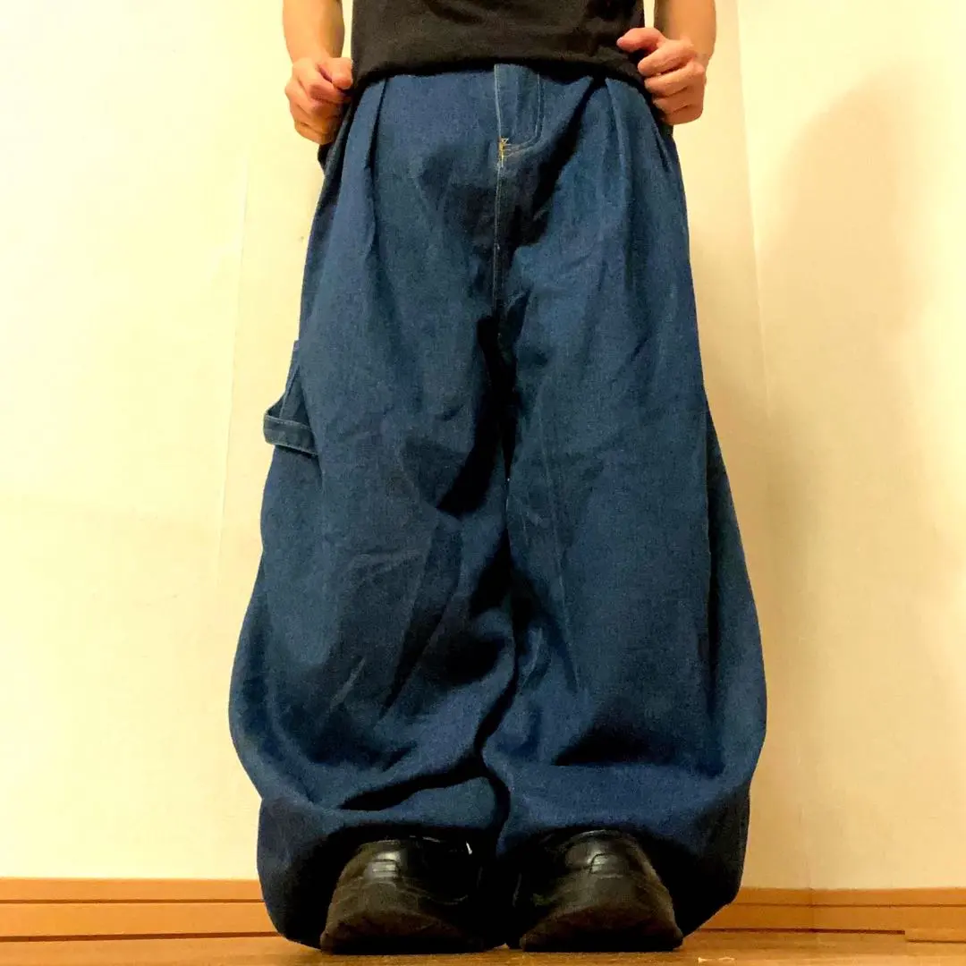 Thumbnail of 90s oversized vintage baggy denim pants y2k tech