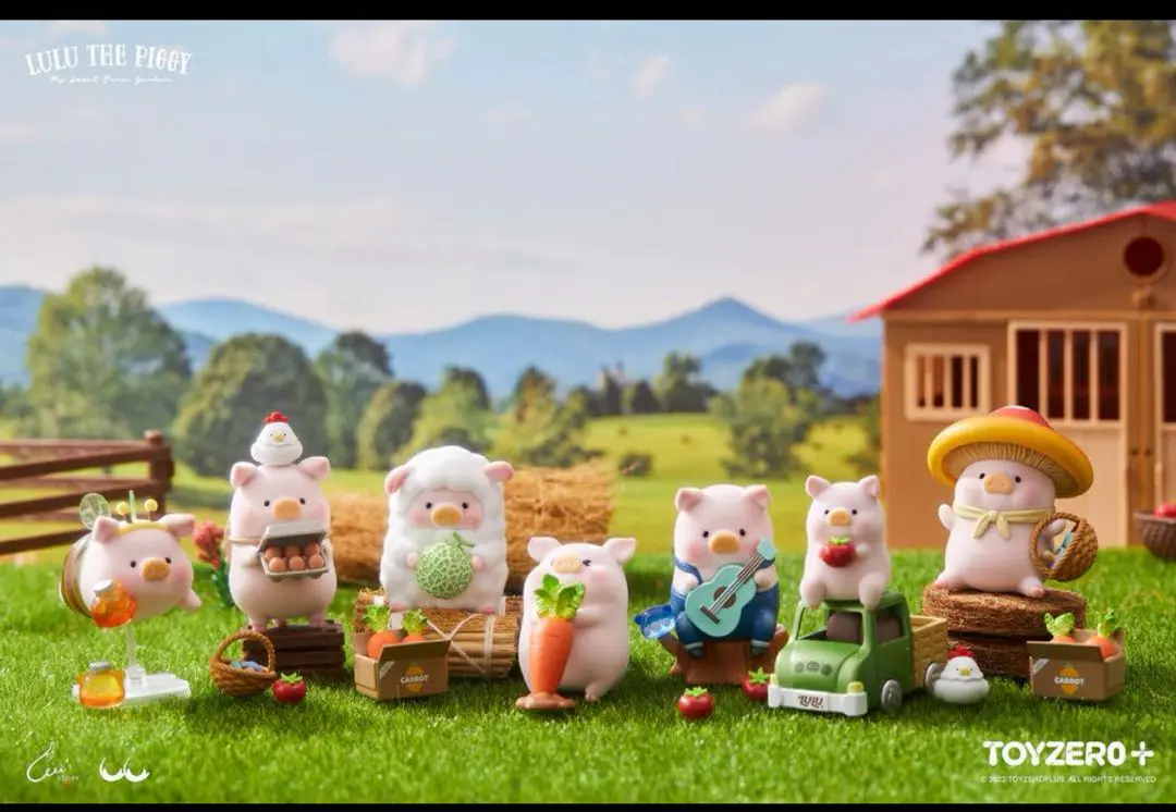 うさぎ(断捨離中) LULU 子ぶた　農園シリーズ　セット売り6体 うさぎ(断捨離中)様専用 LULU 子ぶた 農園シリーズ セット売り6