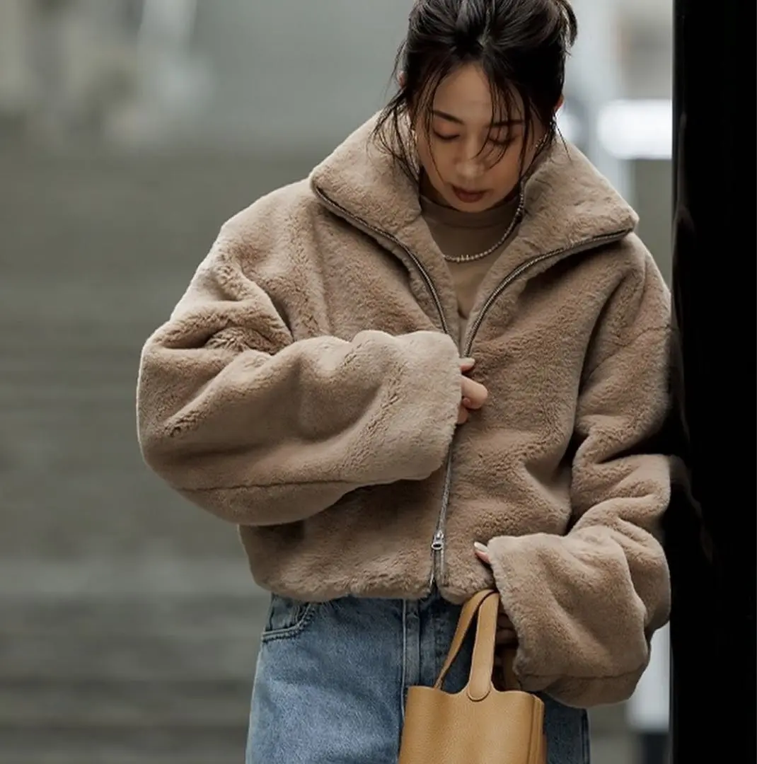新品】forme 東原亜希 24A/W エコファーブルゾン