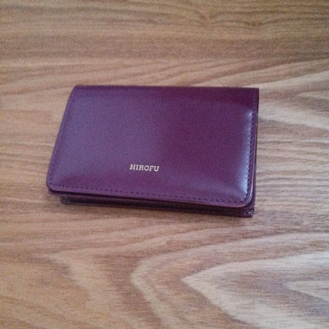 超美品　HIROFU ヒロフ　本革名刺入れ　ポラリスブルー 超美品 HIROFU ヒロフ 本革名刺入れ ポラリスブルー - メルカリ