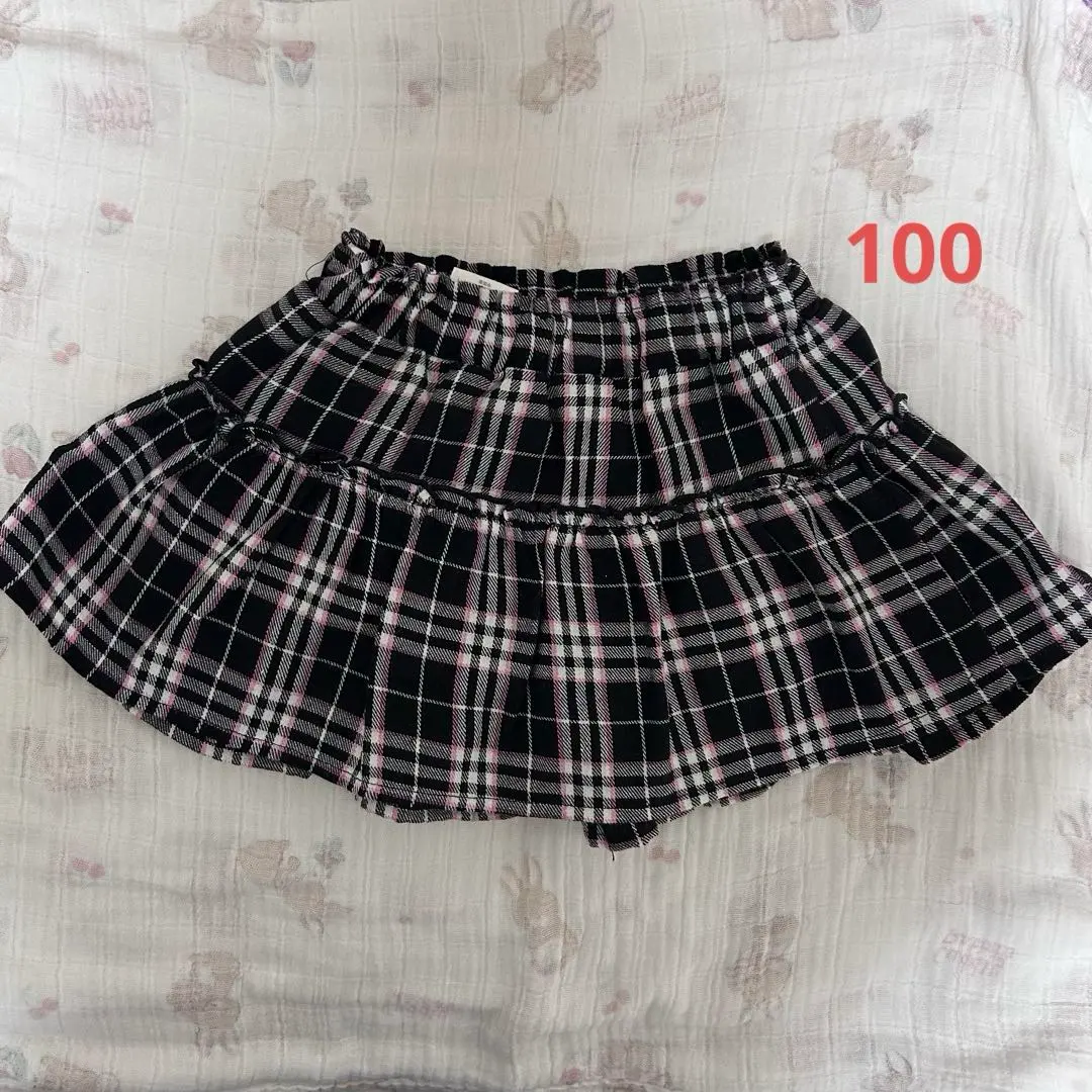 Thumbnail of Nishimatsuya Check Culottes Pants 100cm