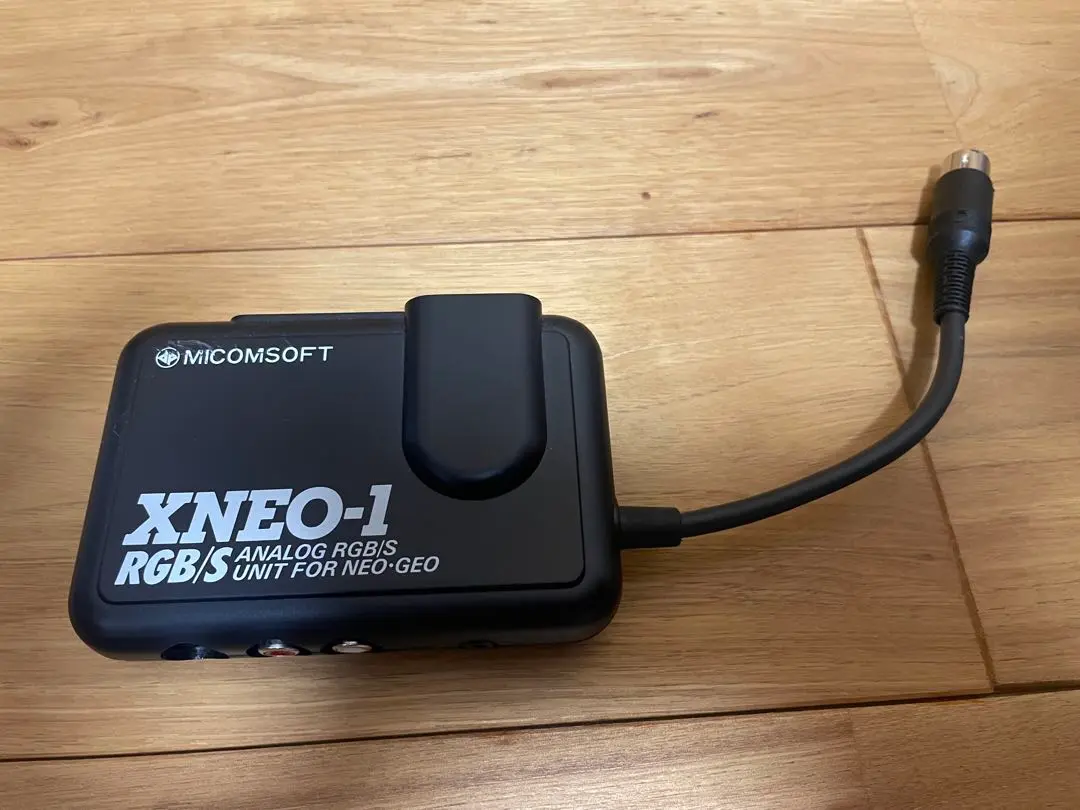 ネオジオ用アナログRGB/SユニットXNEO-1 中古品 箱付き希少】ネオジオ用 アナログ RGB/S ユニット XNEO-1 未検品