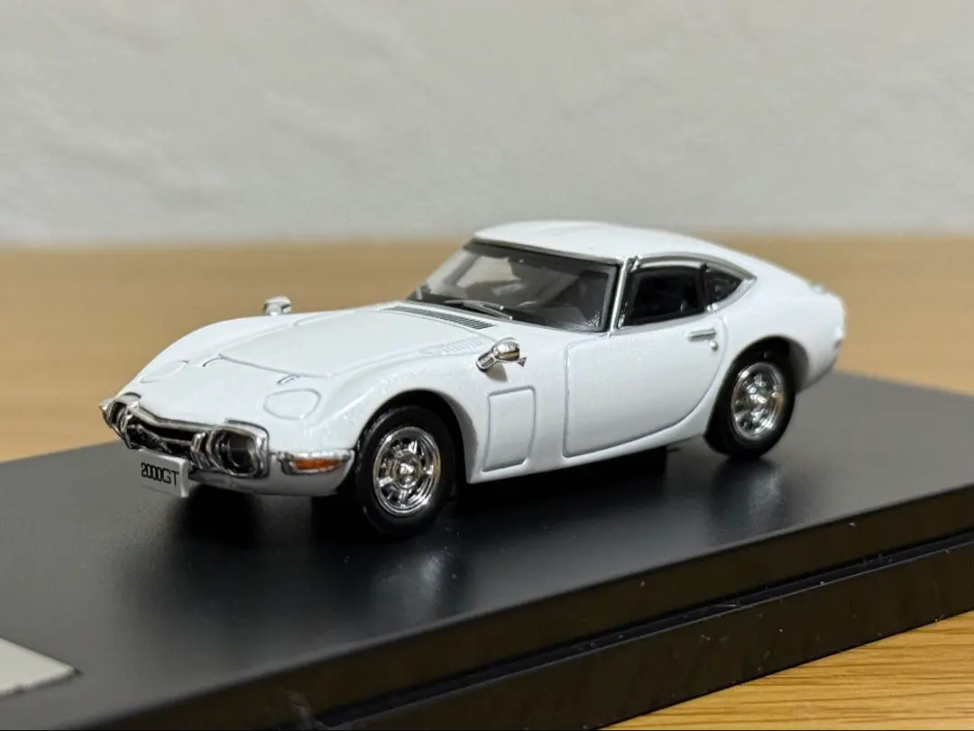 Thumbnail of Toyota 2000GT 1/64 Toyota LCD Miniature Car White
