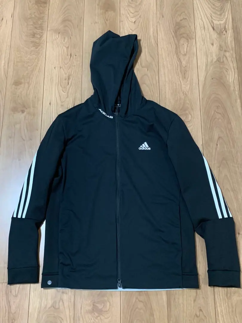 Thumbnail of adidas hooded jacket black