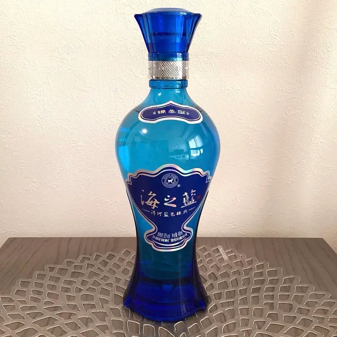 3本中国酒まとめ売り國窖1573 500ml 海之藍 洋河蓝色经典 480ml yang-he-sky-blue-chinese-