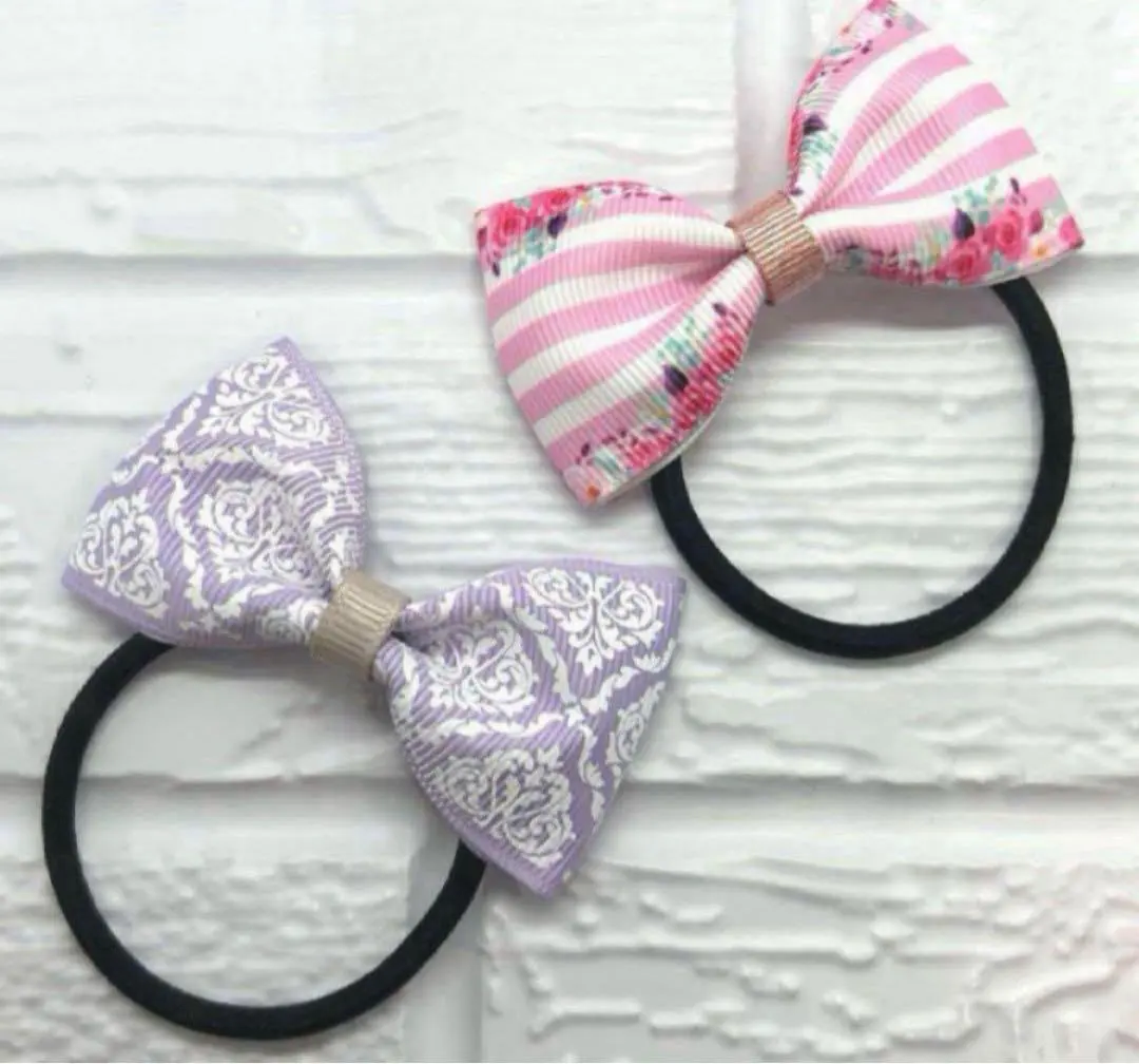 Thumbnail of Handmade Grosgrain Ribbon Hair Ties [729]