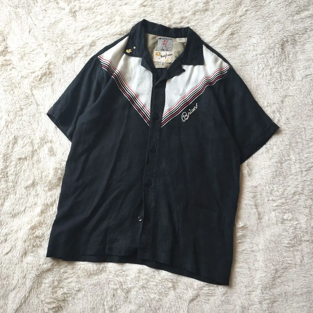 90's 原宿 FRESH BOX ストレイキャッツ ボウリングシャツ - メルカリ