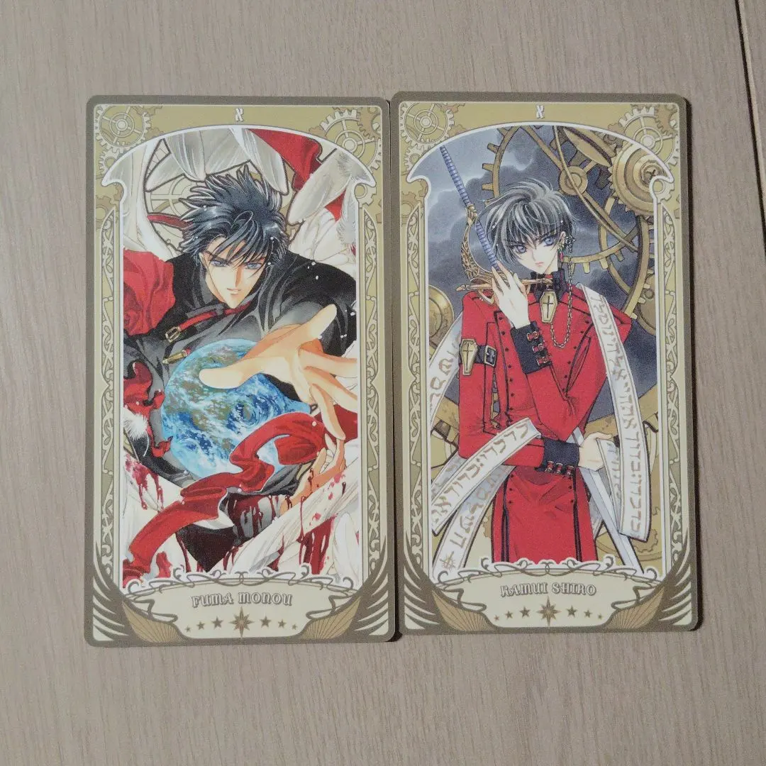 CLAMP展 阿爾卡納卡牌 X 司狼神威 桃生封真 兩枚一套 的縮圖