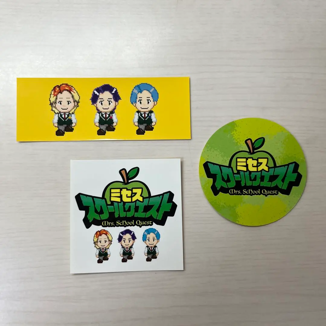 ミセス スクール クエスト　ステッカー ミセスグリーンアップル　5セット Amazon.co.jp: Mrs. GREEN APPLE ミセス ミセスグリーンアップル