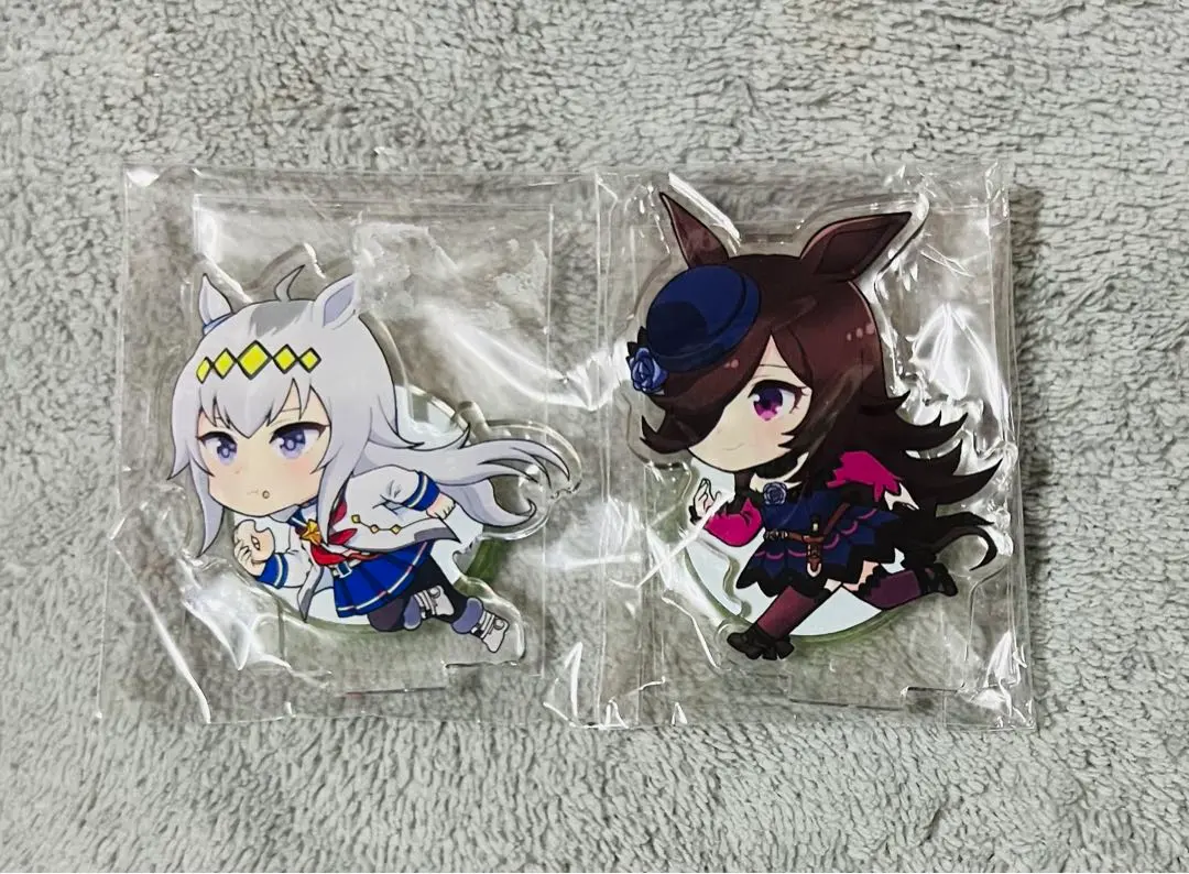 Thumbnail of Umamusume Full Throttle Acrylic Stand: Oguri Cap & Rice Shower Set