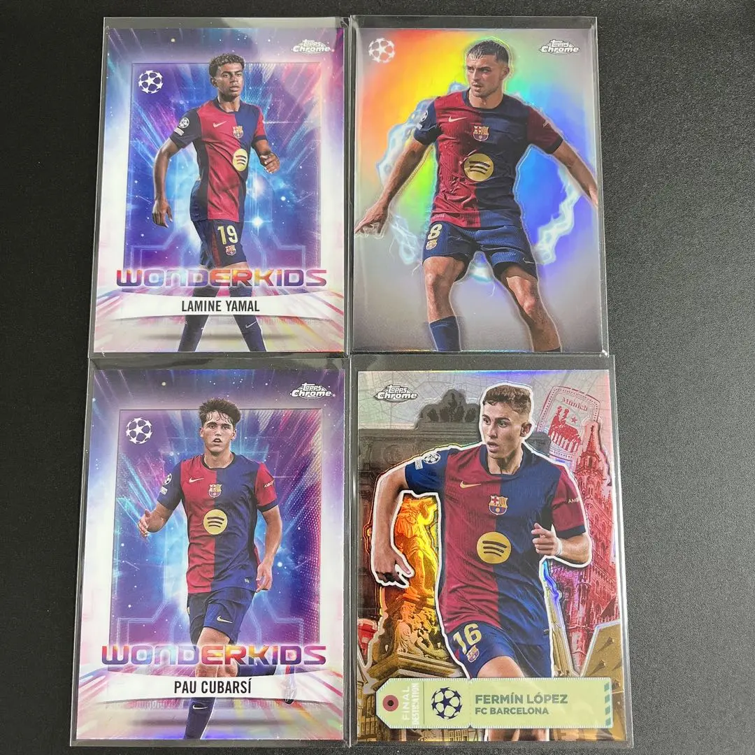 ラミン・ヤマル　topps ワンダーキッズ　50シリ 2023-24 Topps UCL Japan Edition Lamine Yamal Wonderkids Gold