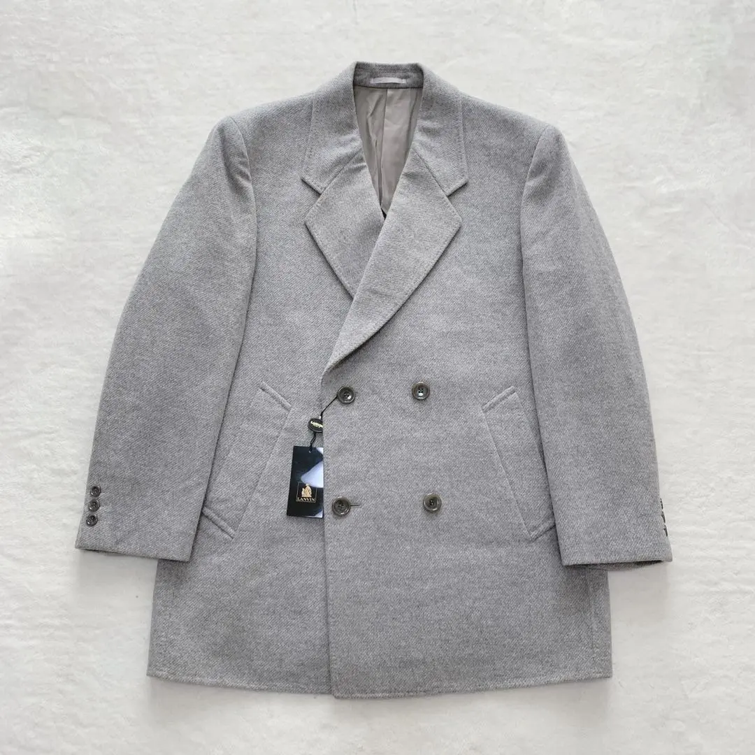 値下げ中12-50 LANVIN ランバンステンカラーコートライナー付きカシミヤ 2025年最新】ランバン カシミヤ コート 新品の人気アイテム