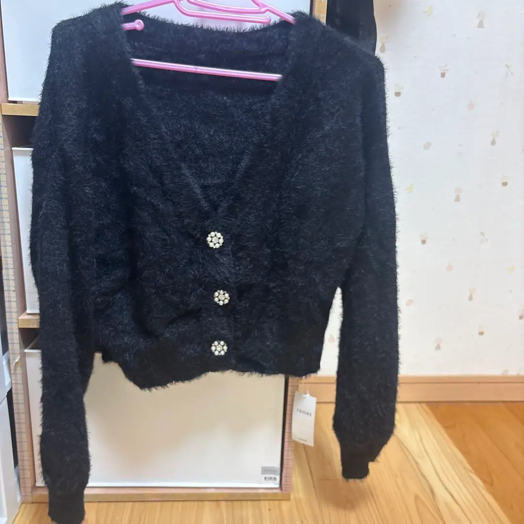 Thumbnail of New, unused, with tags, feather knit camisole included