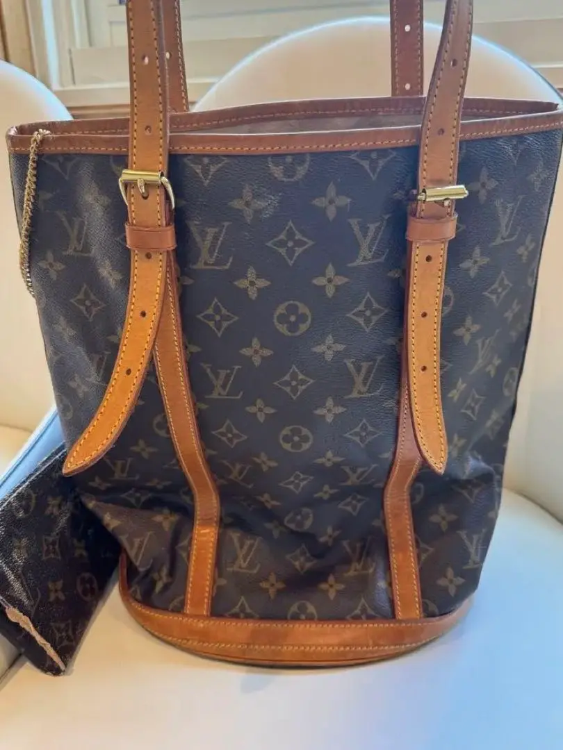 LOUIS VUITTON ルイヴィトン バケット トートバッグ ミニラン 美品 LOUIS VUITTON ○ 美品 バッグ ミニラン バケット ショルダー