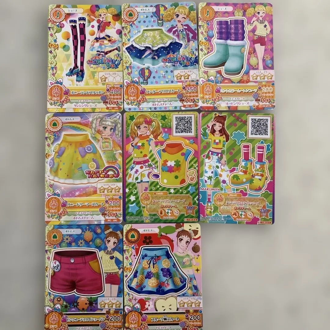 Thumbnail of Aikatsu Cards: Magical Toy, Happy Rainbow, and 8 other cards - set sale