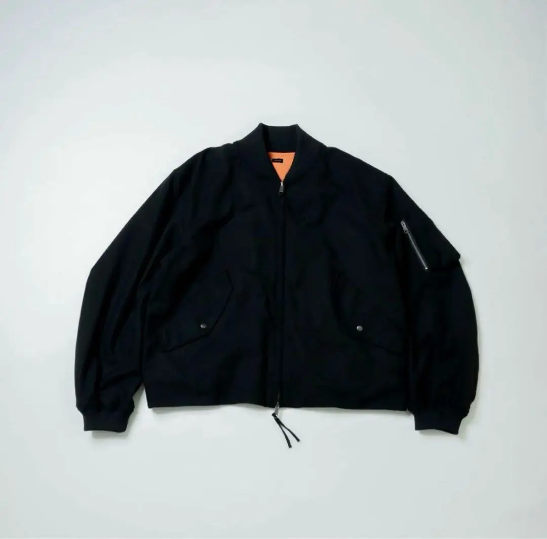 【試着のみ】RHYTHR リズル MA-1 ブルゾン カーキ L WORSTED MA-1 – RHYTHR